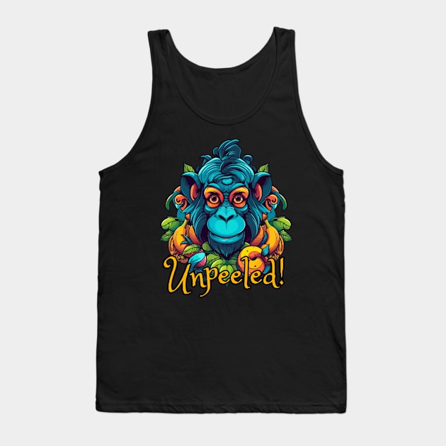 Unpeeled Monkey Tank Top by Benny Merch Pearl